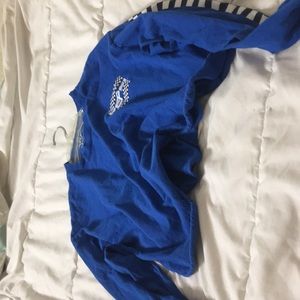 long sleeve crop top